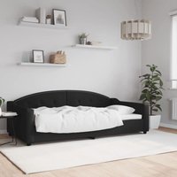 Maison Exclusive Tagesbett Schwarz 100x200 cm Stoff Maison Exclusive Tagesbett Schwarz 100x200 cm Stoff von MAISON EXCLUSIVE