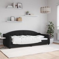 Maison Exclusive Tagesbett Schwarz 90x200 cm Stoff Maison Exclusive Tagesbett Schwarz 90x200 cm Stoff von MAISON EXCLUSIVE