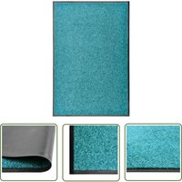 Maison Exclusive - The Living Store Fußmatte Waschbar Cyan 60x90 cm - Türkise Fußmatte - Waschbare Fußmatte - Outdoor Fußmatte - Indoor Fußmatte Maison Exclusive - The Living Store Fußmatte Waschbar Cyan 60x90 cm - Türkise Fußmatte - Waschbare Fußmatte - Outdoor Fußmatte - Indoor Fußmatte von MAISON EXCLUSIVE
