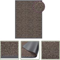 Maison Exclusive - The Living Store Fußmatte getuftet 40x60 cm Dunkelbraun - Haustürmatte - Fußmatte - Dielenmatte - Treppenmatte - Eingangsmatte von MAISON EXCLUSIVE