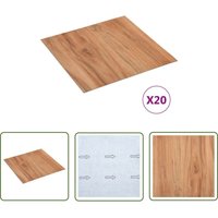 Maison Exclusive - The Living Store PVC-Fliesen Selbstklebend 20 Stk. 1,86 m² Holz-Optik - pvc Fliesen - Selbstklebender Bodenbelag - Vinylboden von MAISON EXCLUSIVE