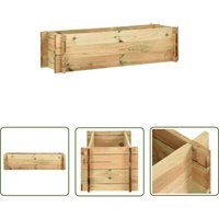 Maison Exclusive - The Living Store Pflanzkübel Hochbeet Kiefernholz Imprägniert 120 cm - Pflanzkübel - Hochbeet - Blumenerde - Gartenmöbel Maison Exclusive - The Living Store Pflanzkübel Hochbeet Kiefernholz Imprägniert 120 cm - Pflanzkübel - Hochbeet - Blumenerde - Gartenmöbel von MAISON EXCLUSIVE