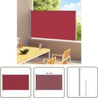 Maison Exclusive - The Living Store Seitenmarkise Ausziehbar 180x300 cm Rot - Sonnenmarkise - Gartensonnenschirm - Terrassenüberdachung von MAISON EXCLUSIVE