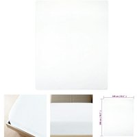 Maison Exclusive - The Living Store Spannbettlaken Jersey Weiß 140x200 cm Baumwolle - Bettlaken - Weiß Maison Exclusive - The Living Store Spannbettlaken Jersey Weiß 140x200 cm Baumwolle - Bettlaken - Weiß von MAISON EXCLUSIVE