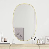 Maison Exclusive Wandspiegel Golden 80x50 cm Maison Exclusive Wandspiegel Golden 80x50 cm von MAISON EXCLUSIVE