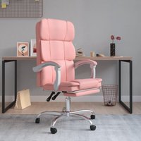 Prolenta Premium Bürostuhl mit Liegefunktion Rosa Kunstleder Prolenta Premium Bürostuhl mit Liegefunktion Rosa Kunstleder von MAISON EXCLUSIVE