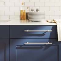 Prolenta Premium Möbelgriffe 10 Stk. Silbern 224 mm Edelstahl von MAISON EXCLUSIVE