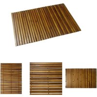 Maison Exclusive - The Living Store Badematte Akazienholz 80x50 cm - Badematten & Badteppiche - Braun von MAISON EXCLUSIVE