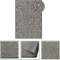 Maison Exclusive - The Living Store Fußmatte getuftet 40x60 cm Hellbraun - Teppich - Fussmatte - Halleneingangsmatte - Dielenmatte - Schmutzfänger von MAISON EXCLUSIVE