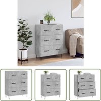 The Living Store Sideboard Betongrau 69,5x34x90 cm Holzwerkstoff - Schreibtisch - Sideboard - Wohnzimmermöbel - Holzmöbel - Grau The Living Store Sideboard Betongrau 69,5x34x90 cm Holzwerkstoff - Schreibtisch - Sideboard - Wohnzimmermöbel - Holzmöbel - Grau von MAISON EXCLUSIVE