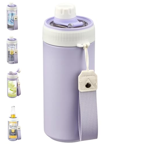 MAISON HUIS 4-in-1-Bierdosen-Kühler-Flaschenhalter mit Trinkauslauf-Deckel für 340 ml normale, schlanke und dünne Dosen, versiegelte, isolierte doppelwandige Vakuum-Edelstahldose hält Ihre Getränke MAISON HUIS 4-in-1-Bierdosen-Kühler-Flaschenhalter mit Trinkauslauf-Deckel für 340 ml normale, schlanke und dünne Dosen, versiegelte, isolierte doppelwandige Vakuum-Edelstahldose hält Ihre Getränke von MAISON HUIS