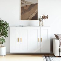 2 Stk. Wandschränke,Wandhängeschrank,Badschrank,Küchenschrank Weiß Holzwerkstoff VMIEB74939 Maisonchic von MAISONCHIC