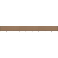 9-teiliges Windschutzgewebe Raumteiler Paravent Trennwand Sichtschutzgewebe 1200 x 160 cm Taupe XDFNX674868 Maisonchic von MAISONCHIC