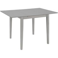 Ausziehbarer Esstisch Tisch für Wohnzimmer, Küche, Esszimmer Grau (80-120)x80x74 cm mdf DE93951 von MAISONCHIC