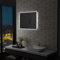 Maisonchic - Badezimmer-Wandspiegel mit led und Touch-Sensor Badspiegel Spiegel mit Licht 80 x 60 cm BNTED768634 von MAISONCHIC