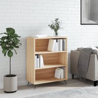 Bücherregal,Standregal,Bücherschrank,Küchenregal Sonoma-Eiche 69,5x32,5x90 cm Holzwerkstoff GEWBV4618333 Maisonchic von MAISONCHIC