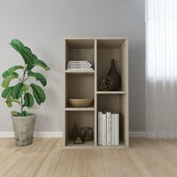 Bücherregal/Sideboard,Küchenschrank,Kommode,Beistellschrank Sonoma Eiche 50x25x80 cm Holzwerkstoff CEIN340927 Bonnevie von BONNEVIE