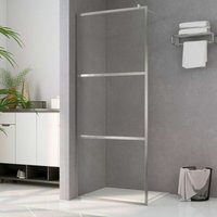 Duschwand für Begehbare Dusche, Duschtrennwand, Walk-In Dusche, Glastrennwand mit Klarem ESG-Glas 100x195 cm KLI21474 MaisonChic von MAISONCHIC