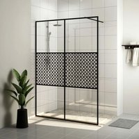 Duschwand für Begehbare Dusche, Duschtrennwand, Walk-In Dusche, Glastrennwand mit Klarem ESG-Glas 140x195 cm KLI77581 Maisonchic von MAISONCHIC