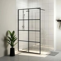 Duschwand für Begehbare Dusche, Duschtrennwand, Walk-In Dusche, Glastrennwand mit Klarem esg Glas 90x195 cm KLI14192 Maisonchic von MAISONCHIC