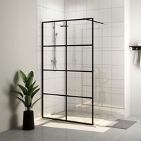 Duschwand für Begehbare Dusche,Duschtrennwand,Duschabtrennung mit Klarem esg Glas 100x195 cm CIW83717 Maisonchic von MAISONCHIC