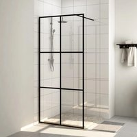 Duschwand für Begehbare Dusche,Duschtrennwand,Duschabtrennung mit Klarem esg Glas 90x195 cm CIW66679 Maisonchic von MAISONCHIC