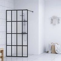 Duschwand für Walk-in Dusche,Duschtrennwand,Duschabtrennung Klares Sicherheitsglas 118x190 cm CIW62001 Maisonchic von MAISONCHIC