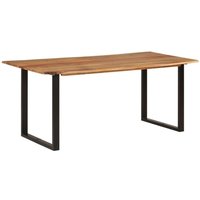 Esstisch Tisch für Wohnzimmer, Küche, Esszimmer 180×90×76 cm Massivholz Akazie DE86839 von MAISONCHIC