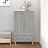 Highboard Sideboard Kommode Buffetschrank Grau Sonoma 70x31x115 cm Holzwerkstoff NNDG7010 Maisonchic von MAISONCHIC