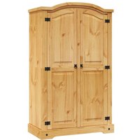 Maisonchic - Kleiderschrank,Aufbewahrungsschrank,Garderobe Mexiko-Stil Kiefernholz 2 Türen NCEBE340776 von MAISONCHIC