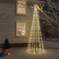 LED-Weihnachtsbaum,Outdoor-Lichterketten,Weihnachtsschmuck/Weihnachtsdekoration Kegelform Mehrfarbig 310 LEDs 100x300 cm CIW35193 Maisonchic von MAISONCHIC