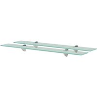 Maisonchic - 2 Stk. Wandregale,Schwebende Regale,Wandboard Glas 70x20 cm 8 mm VMEC937767 von MAISONCHIC