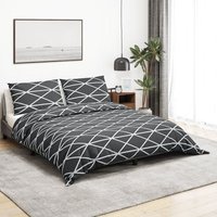 Maisonchic - Bettwäsche-Set,Bettwäsche Bettbezug und Kissenbezug Grau 135x200 cm Baumwolle VMEC355467 von MAISONCHIC