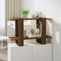 Bücherregal/Raumteiler,Aufbewahrungsregal für Wohnzimmer & Arbeitszimme,Bücherschrank Braun Eichen-Optik 80x30x51 cm GEWBV8335255 Maisonchic von MAISONCHIC