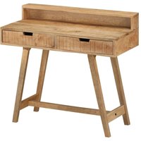 Maisonchic - Computertisch,Schreibtisch,Bürotisch 100x45x90 cm Raues Massives Mangoholz VMEC225983 von MAISONCHIC