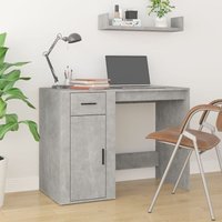Computertisch,Schreibtisch,Bürotisch Betongrau 100x49x75 cm Holzwerkstoff VMEC991580 Maisonchic von MAISONCHIC