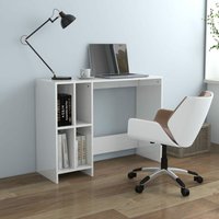 Maisonchic - Computertisch,Schreibtisch,Bürotisch Hochglanz-Weiß 102,5x35x75 cm Holzwerkstoff VMEC611669 von MAISONCHIC