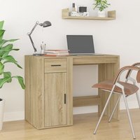 Maisonchic - Computertisch,Schreibtisch,Bürotisch Sonoma-Eiche 100x49x75 cm Holzwerkstoff VMEC199046 von MAISONCHIC