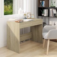 Computertisch,Schreibtisch,Bürotisch Sonoma-Eiche 101x50x76,5 cm Holzwerkstoff VMEC408262 Maisonchic von MAISONCHIC