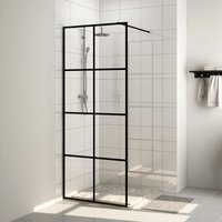 Duschwand für Begehbare Dusche,Duschtrennwand,Duschabtrennung mit Klarem esg Glas 80x195 cm CIW10461 Maisonchic von MAISONCHIC