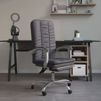 Maisonchic - Gamer Stühle,Gaming Stuhl Ergonomisch,Bürostuhl,Computerstuhl mit Liegefunktion Grau Kunstleder -25703 von MAISONCHIC