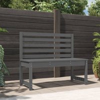 Gartenbank Ruhebank Gartenstuhl Grau 109 cm Massivholz Kiefer XZZZ993097 Maisonchic von MAISONCHIC