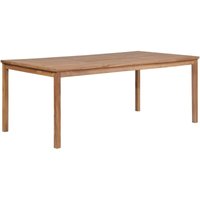 Maisonchic - Gartentisch,Terrassentisch,Gartenmöbel,Balkontisch 200x100x77 cm Massivholz Teak VMEC573455 von MAISONCHIC