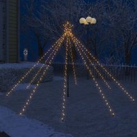 LED-Lichterkette Weihnachtsbaum,Kunstbaum,Weihnachtsschmuck Indoor Outdoor 400 LEDs 2,5 m CIW79842 Maisonchic von MAISONCHIC