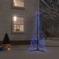 Maisonchic - LED-Weihnachtsbaum,Outdoor-Lichterketten,Weihnachtsschmuck/Weihnachtsdekoration Kegelform Blau 200 LEDs 70x180 cm CIW90293 von MAISONCHIC