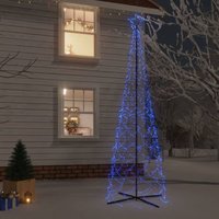 LED-Weihnachtsbaum,Outdoor-Lichterketten,Weihnachtsschmuck/Weihnachtsdekoration Kegelform Blau 500 LEDs 100x300 cm CIW77733 Maisonchic von MAISONCHIC