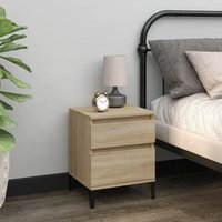 Nachttisch, Nachtkommode, Beistelltisch, Nachtschrank für Schlafzimmer Sonoma-Eiche 40x35x50 cm MAIW22502 Maisonchic von MAISONCHIC
