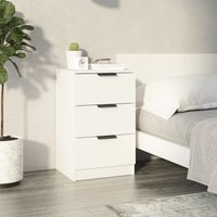Maisonchic - Nachttisch, Nachtkommode, Beistelltisch, Nachtschrank für Schlafzimmer Weiß 40x36x65 cm MAIW50249 von MAISONCHIC