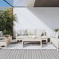 Maisonchic - Outdoor-Teppich,Außenteppich Für Terrasse Und Balkon,Küchenteppich Grau und Weiß 80x250 cm Beidseitig Nutzbar VESS273447 von MAISONCHIC