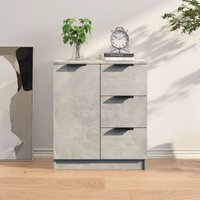 Sideboard, Kommode, Küchenschrank, Beistellschrank, Anrichte für Wohnzimmer Betongrau 60x30x70 cm Holzwerkstoff LLLA972759 Maisonchic von MAISONCHIC